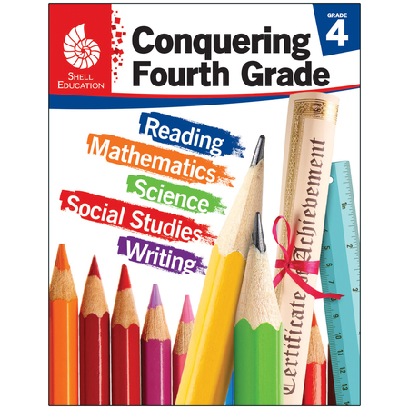 SHELL EDUCATION Conquering Fourth Grade, Workbook 51623